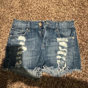 Jean shorts, in like new condition